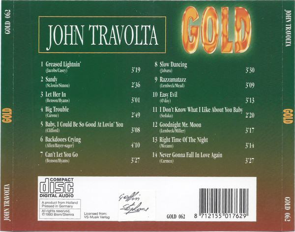 John Travolta - Gold | Gold (GOLD 062) - 3