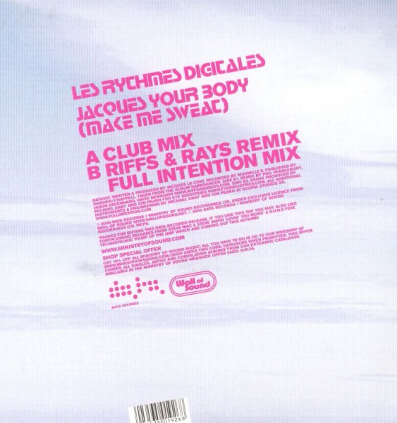 Les Rythmes Digitales - Jacques Your Body (Make Me Sweat) | Data Records (DATA93T) - 2 Les Rythmes Digitales - Jacques Your Body (Make Me Sweat) | Data Records (DATA93T) - 2