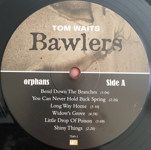 Tom Waits - Bawlers | Anti- (7549-1) - main Tom Waits - Bawlers | Anti- (7549-1) - main