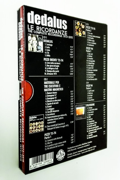 Dedalus - Le Ricordanze - The Complete Recordings 1973-2015 | AMS Records (AMS 268) - 4