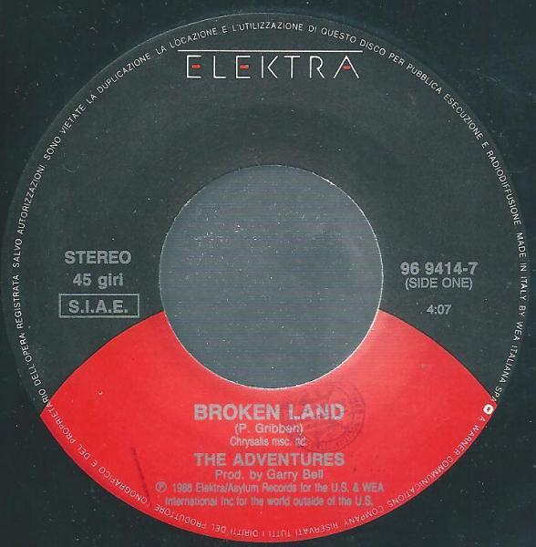 The Adventures - Broken Land | Elektra (96 9414-7) - 3