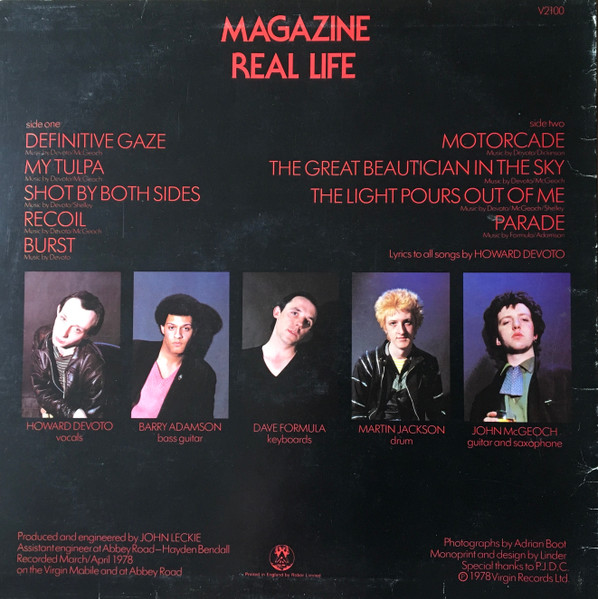 Magazine - Real Life | Virgin (V 2100) - 2