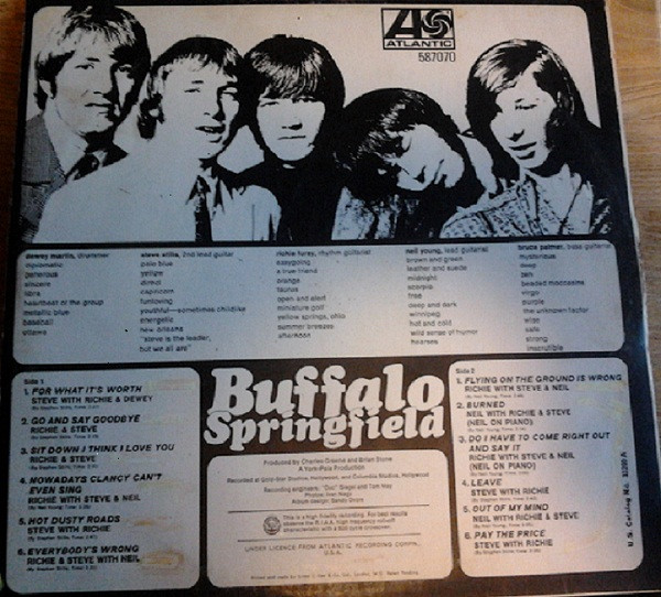 Buffalo Springfield - Buffalo Springfield | Atlantic (587070) - 2 Buffalo Springfield - Buffalo Springfield | Atlantic (587070) - 2