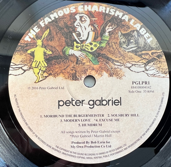 Peter Gabriel - Peter Gabriel | Real World Records (PGLPR1) - 3
