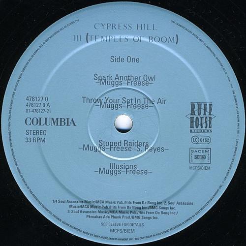 Cypress Hill - III - Temples Of Boom | Columbia (478127 0) - 4