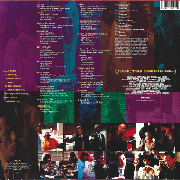 Various - Pulp Fiction (Music From The Motion Picture) | MCA Records (0008811110314) - 2