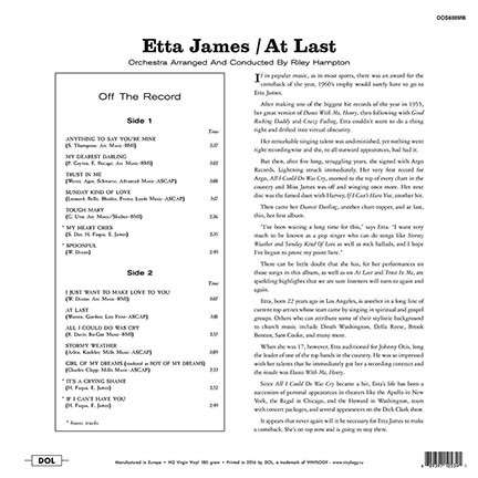 Etta James - At Last! | DOL (DOS608MB) - 2