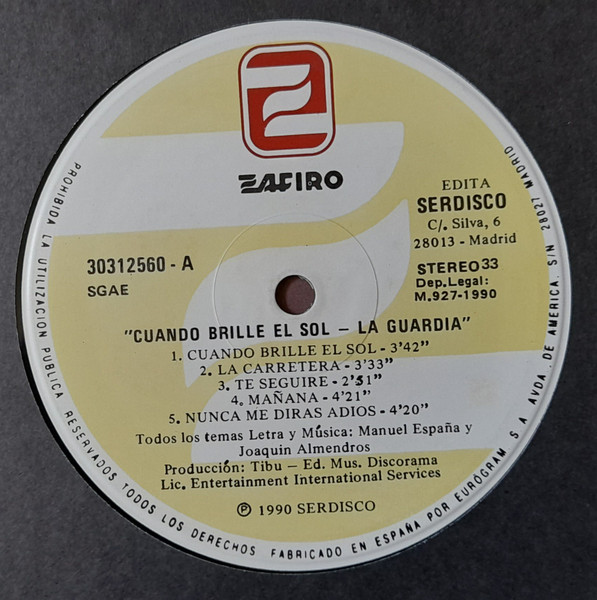 La Guardia - Cuando Brille El Sol | Zafiro (30312560) - 3