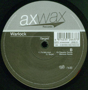DJ Warlock - Target | Axwax Records (AXWAX 2008) - 2