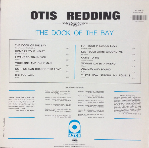 Otis Redding - The Dock Of The Bay | ATCO Records (40 076) - 2
