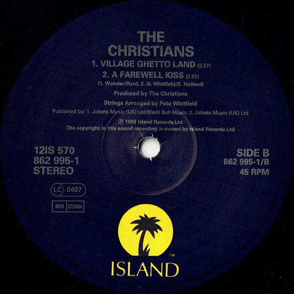 The Christians - The Perfect Moment | Island Records (12IS 570) - 4