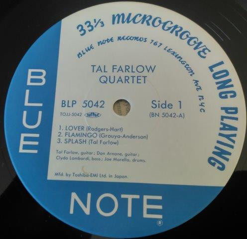 The Tal Farlow Quartet - Tal Farlow Quartet | Blue Note (TOJJ-5042) - 2 The Tal Farlow Quartet - Tal Farlow Quartet | Blue Note (TOJJ-5042) - 2