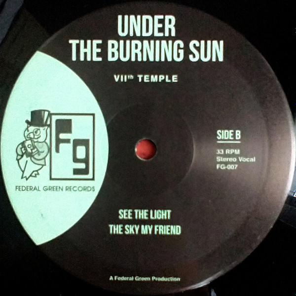 VIIth Temple - Under The Burning Sun | Federal Green Records (FG-007) - 4 VIIth Temple - Under The Burning Sun | Federal Green Records (FG-007) - 4