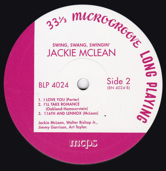 Jackie McLean - Swing, Swang, Swingin' [Vinyl LP - FR - 2019 - Remastered & Limited - Mint & Sealed] Jazz | Rat Pack Records (BST 84024) - 5