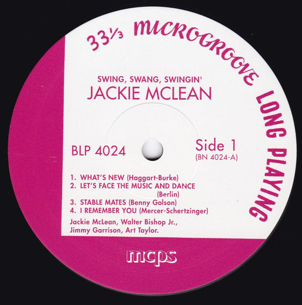 Jackie McLean - Swing, Swang, Swingin' [Vinyl LP - FR - 2019 - Remastered & Limited - Mint & Sealed] Jazz | Rat Pack Records (BST 84024) - 4
