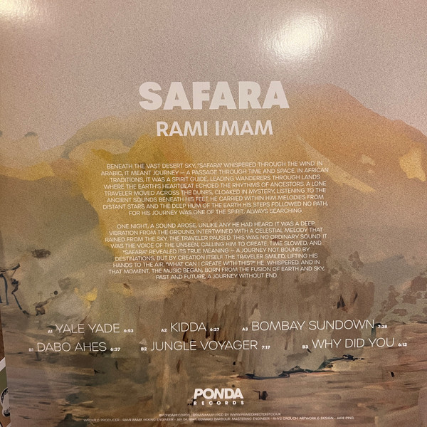 Rami Imam - Safara | Ponda Australia (PONDA001) - 2 Rami Imam - Safara | Ponda Australia (PONDA001) - 2