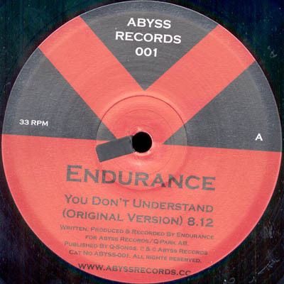 Endurance - You Don't Understand | Abyss Records (ABYSS-001) - 2
