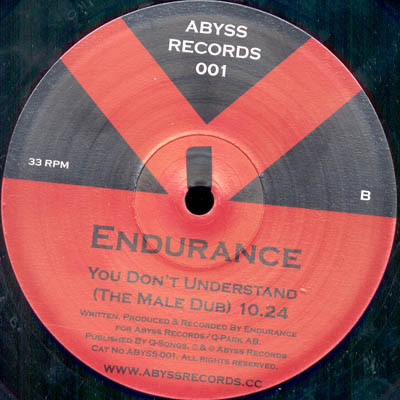 Endurance - You Don't Understand | Abyss Records (ABYSS-001) - 3