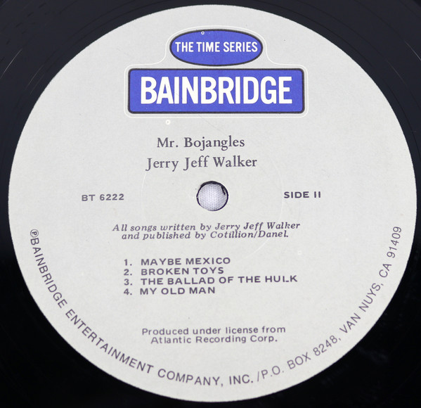 Jerry Jeff Walker - Mr. Bojangles | Bainbridge Records (BT-6222) - 4