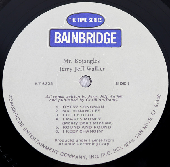 Jerry Jeff Walker - Mr. Bojangles | Bainbridge Records (BT-6222) - 3