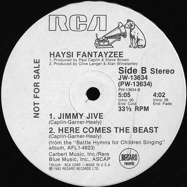 Haysi Fantayzee - Sister Friction | RCA (JW-13634) - 2
