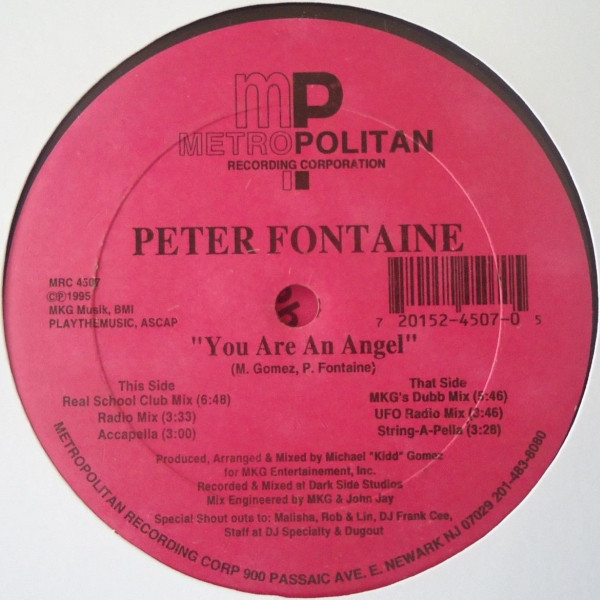 Peter Fontaine - You Are An Angel | Metropolitan Recording Corporation (MRC 4507) - main