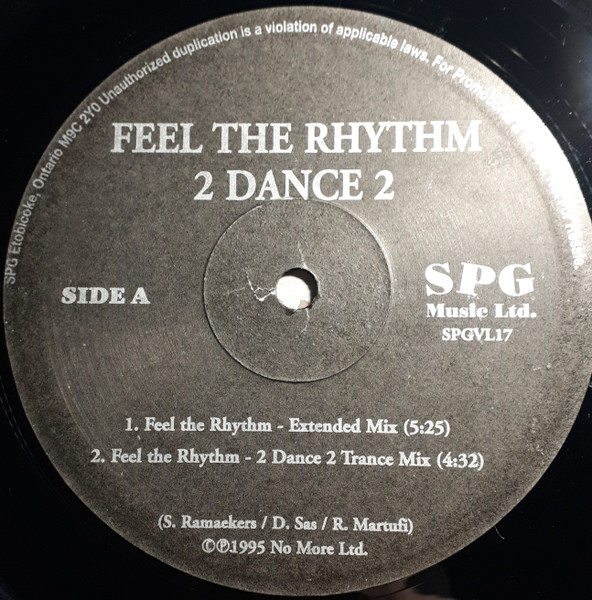 2 Dance 2 , Ti.Pi.Cal. - Feel The Rhythm / Round And Around | SPG Music Productions Ltd. (SPGVL17)