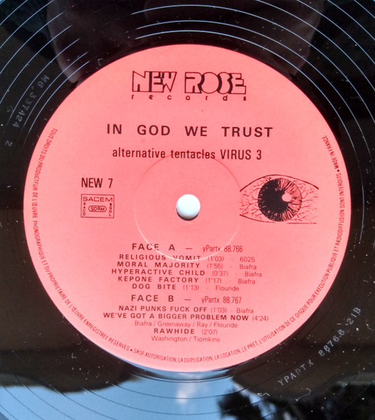 Dead Kennedys - In God We Trust, Inc. | New Rose Records (new⑦) - 3