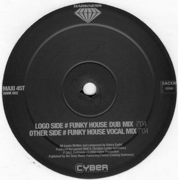 Valery - Funky House | Darkness (DARK 002) - 2