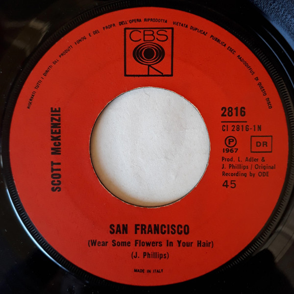 Scott McKenzie - San Francisco | CBS (2816) - 3