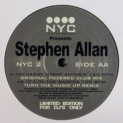 Stephen Allan - Saturday Night Music | NYC House Music (NYC 2) - main Stephen Allan - Saturday Night Music | NYC House Music (NYC 2) - main