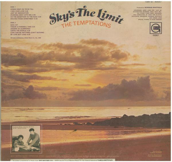 The Temptations - Sky's The Limit | Tamla Motown (TSM ST 60057) - 2 The Temptations - Sky's The Limit | Tamla Motown (TSM ST 60057) - 2