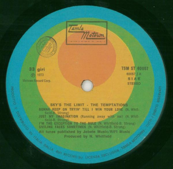 The Temptations - Sky's The Limit | Tamla Motown (TSM ST 60057) - 3 The Temptations - Sky's The Limit | Tamla Motown (TSM ST 60057) - 3