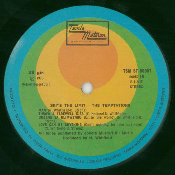 The Temptations - Sky's The Limit | Tamla Motown (TSM ST 60057) - 4 The Temptations - Sky's The Limit | Tamla Motown (TSM ST 60057) - 4