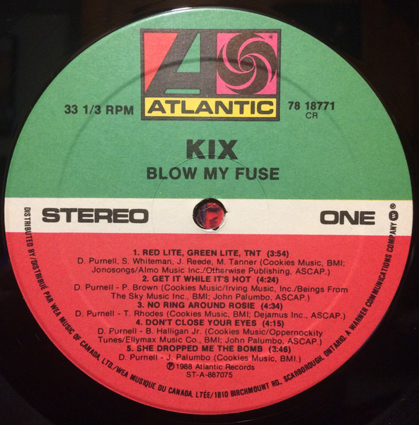 Kix - Blow My Fuse | Atlantic (78 18771) - 3 Kix - Blow My Fuse | Atlantic (78 18771) - 3