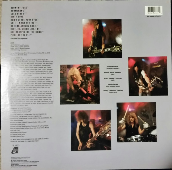 Kix - Blow My Fuse | Atlantic (78 18771) - 2 Kix - Blow My Fuse | Atlantic (78 18771) - 2