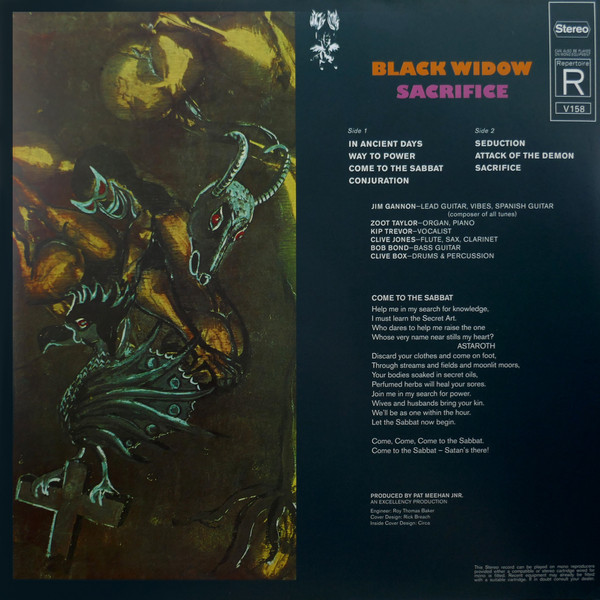 Black Widow - Sacrifice | Repertoire Records (REP 2263) - 2