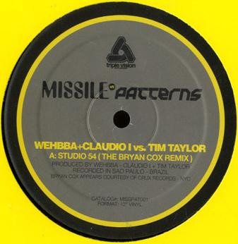 Wehbba + Claudio I vs. Tim Taylor - Studio 54 EP | Missile Records vs. Patterns (MISSPAT001) - main