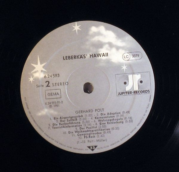 Gerhard Polt - Leberkäs' Hawaii | Jupiter Records (6.24593 AS) - 3 Gerhard Polt - Leberkäs' Hawaii | Jupiter Records (6.24593 AS) - 3