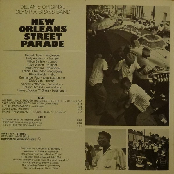 Dejan's Olympia Brass Band - New Orleans Street Parade | MPS Records (MPS 15077) - 2
