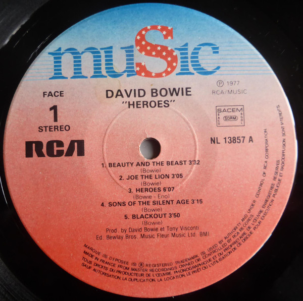 David Bowie - "Heroes" | RCA (NL 13857) - 3