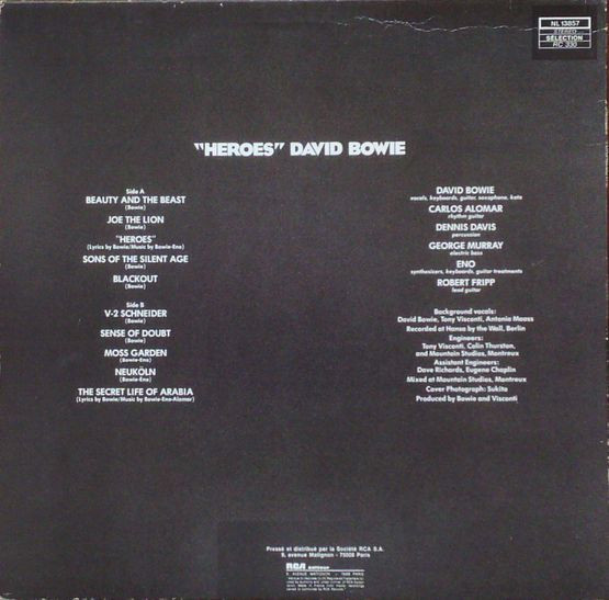 David Bowie - "Heroes" | RCA (NL 13857) - 2