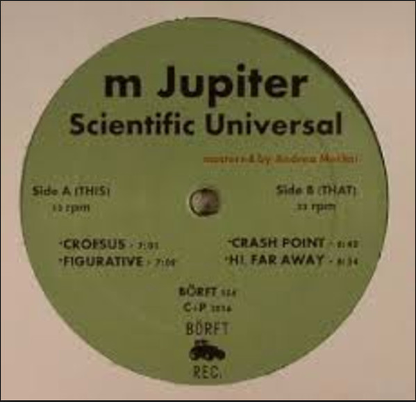 M Jupiter - Scientific Universal | Börft Records (BORFT 134)