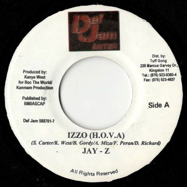 Jay-Z - Izzo (H.O.V.A) / Girls,Girls,Girls | Def Jam Recordings (588701-7) - main