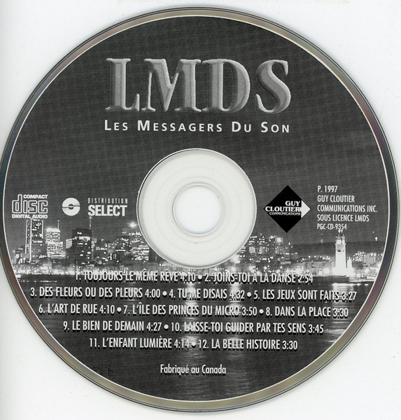 LMDS - Les Messagers Du Son | Guy Cloutier Communications (PGC-CD-9354) - 3
