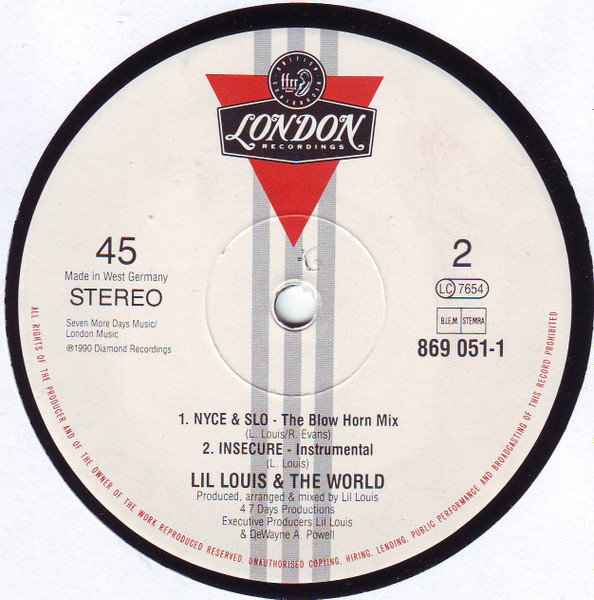 Lil' Louis & The World - Nyce & Slo | FFRR (869 051-1) - 4 Lil' Louis & The World - Nyce & Slo | FFRR (869 051-1) - 4