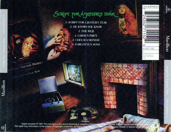 Marillion - Script For A Jester's Tear | Parlophone (7243 5 27115 2 9) - 2 Marillion - Script For A Jester's Tear | Parlophone (7243 5 27115 2 9) - 2