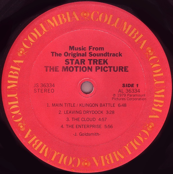 Jerry Goldsmith - Star Trek: The Motion Picture | Columbia (JS 36334) - 4 Jerry Goldsmith - Star Trek: The Motion Picture | Columbia (JS 36334) - 4