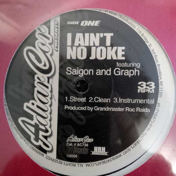 Roc Raida - I Ain't No Joke / The Truth Remix | Adiar Cor (AC736) - 2