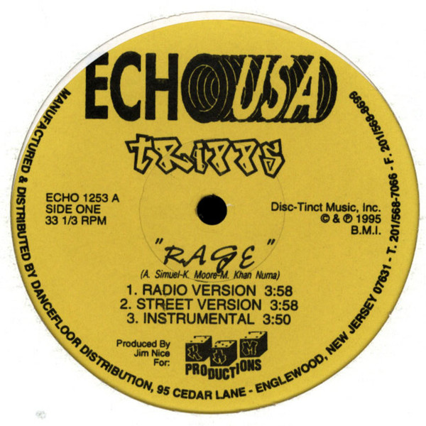 Tripps - Rage / New York, N.Y. | Echo International (ECHO 1253)